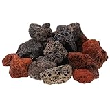 VINTORKY 1 Set Schwarze Vulkangesteinssteine ​​Für Aquarien Außendekoration Dekorative Blumentopfsteine Aquariumfelsen Kompakte Blumentopfsteine Fischkies Für Tanks Multifunk