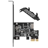 QANYEGN USB3.2 PCI E Riser-Karte, Double Fast Speed ​​PCI E auf Typ E Riser, Keramikkondensatoren PCI E Riser-Karte für PC-Elektronik