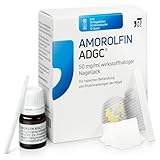 Amorolfin-ADGC® 50mg /ml 5ml, Nagellack bei Nagelpilz, mit 30 Einwegpfeilen, Alkoholtupfer und 10 Spatel, transparent & w