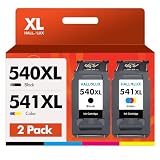 HALLOLUX 540XL 541XL PG540 CL541 Patronen Kompatibel für Canon Druckerpatronen 540 541 Multipack für Canon TS5150 Druckerpatronen Pixma TS5151 TS5100 MG3650S MG3650 MG3550 MX525 MG3150 MG3250