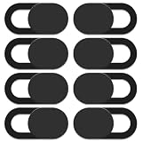 lululeague Webcam Abdeckung, Cover Kamera Laptop, 0.027 Ultra dünne Web Kamera Abdeckung für Computer Laptop, Smartphone, PC, Handyzubehör -Schutz Ihrer Privatsphäre Online (8 Stück)