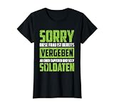 Frau Vergeben An Sexy & Tapferen Soldat Bundeswehr Geschenk T-S