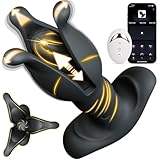 Analvibratoren für Männ Prostata Stimulation Männer Analplug für männer Vibrator Buttplug Sex Spielzeug Mit Shock Funktion Sex Spielzeug für die Manner Anal Vibrator Anal dildo Butterfly Vib