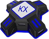GZW-Shop Adapter Tastatur und Maus Konverter FPS Spiel für NS Switch/ PS4 / PS3 Konsolen,unterstützt benutzerdefinierte Tastaturtasten und Mausempfindlichk