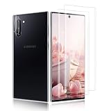 2 Stück für Panzerglas für Samsung Galaxy Note 10 Plus Schutzfolie & 2 Stück Kameraschutz für Note 10+ Schutzglas, Panzerfolie für Note 10+ Panzer Schutz Glas Displayschutz, Kamera Display
