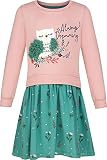 Happy Girls Mädchen Eulenkleid Kinderkleid, Dusty Rose, 86