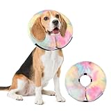 Y-blue Hundekegel, aufblasbares Hundehalsband, Erholung, E-Halsband, Alternative, Donut-Halsband nach Operationen für Hunde und Katzen (Pink Blau, M +)
