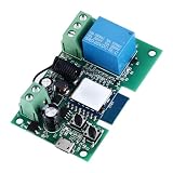 WiFi-Schalter-Relaismodul, Fernbedienungsschaltermodul 2200 W 2,4 G Eingang DC AC 7-32 V USB 5 V