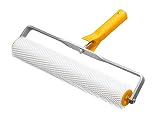 Entlüftungswalze Stachelwalze 40 cm inkl. Steckbügel | Entlüftungsroller Stachellänge 11 mm | Stachelroller Kunststoff für Bodenbeschichtung | Zur Entlüftung bei Epoxidharz- und PU-Beschichtung