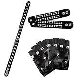W WIDMANN MILANO Party Fashion 7126K - Biker Set, Handschuhe, Armbänder, Halsband, mit Nieten, Schwarz, Rocker Outfit, Accessoire, Kostümzubehör, Mottoparty,