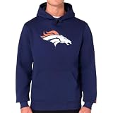 New Era Denver Broncos NFL Team Logo Hoody Blau Kapuzenpullover - L