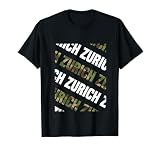 Zurich Camo Muster Grünes Camouflage T-S