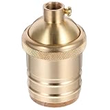 HOMSFOU Retro Kupfer Lampenfassung Lampenfassung Lampenfassung Lampenzubehör Lampenfassungen Retro Lampenfassung Lampenfassung Für Deckenleuchte Metall Lampenfassung Lampenfassung
