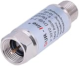 DUR-line® V3010 - Mini Inline Verstärker, Verstärkung 10 dB, für Sat und DVB-T2, 5-2400 MH