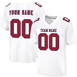 Generisch Personalisiert American Football Trikot Personalized Printed Team Name & Number für Herren Damen Kinder Jugend Rugby