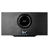 MEDION P66348 Internetradio mit CD-Player (WLAN, DAB+, Spotify Connect, UKW Radio, MP3, USB, Bluetooth, Farbdisplay, vertikale Kompaktanlage)