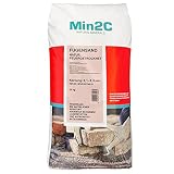 AG-heute Min2C Fugensand 25kg 0.1-0.3mm Quarzsand Premium Fugenfüller extrem fein zum Einkehren in Pflaster Natur, beig