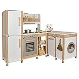 Neu Sun Kinderküche Flexi - Weiss/Spielküche aus Holz mit vielen Kombinationsmöglichk