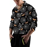 Hoodie Herren Reißverschluss Schwarz Leinenhemd Herren Hemd Langarm Baumwolle Leinen Hemden Button-Down Freizeithemden Casual Regular Fit Sommerhemd Herren Pullover Winter Herren T -S