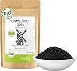 Schwarzkümmelsamen BIO ganz 250 g – echter Schwarzkümmel ägyptisch - Nigella sativa - Rohkostqualität von b