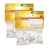 Windhager Laufhaken zur Befestigung von Sonnensegel oder Seilspannmarkise, 2 x 30 STK Set mit Edelstahlschrauben, Doppelpack