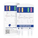 2x LuxmedIQ Drogen Schnelltest für 8 Drogenarten - Urin Drogentest Multi 8 - Drogenschnelltest für Cannabis, Kokain, Amphetamin, Ecstasy, Opiate, Methamphetamin, Methadon und Benzodiazep