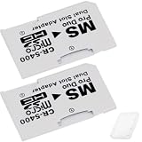 ZHUROUPU Dual Micro SD/SDHC zu Memory Stick Pro Duo Adapter für Playstation für PSP 1000 2000 3000 E1000 3001 3003 und für Sony Cyber Shot Kamera, TF Karte zu MS Pro D