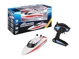 Revell RC Boot Sundancer, mit Schutzschaltung - die Propeller Laufen erst im Wasser Control Ferngesteuertes Boot, 31,5 cm, Weiß/R