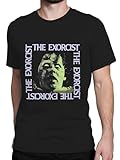 The Exorcist T-Shirt | Herren Halloween T-Shirt | Horror Kleidung für Männer | Größen Klein bis XX-Large | Offizielles Exorcist Merchandise | Schwarz |XX-Larg