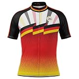 GOOSHE Herren Fahrradtrikot, Kurzarm Radtrikot Fahrrad Trikot Fahrradbekleidung für Männer, Atmungsaktive Cycling Jersey Radsport Bekleidung