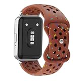 Silikon Armbänder Kompatibel mit Samsung Galaxy Fit 3 Armband, mit Verstellbarer Schnalle Weiches Atmungsaktiv Farbigen Flocken Männer Frauen Sport Ersatzarmband für Samsung Fit 3 Uhrenarmband (2)