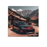 XHHOKA JDM Auto Psoter Accord Coupe EX V6 Mark VII Sportwagen dekorative Leinwand Wand & Kunst Poster Gemälde 70 x 70