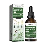 Rosmarinöl, für Haarwachstum, Haut- und Haarpflege, haarstärkendes Öl für volleres und gesünderes Haar, ideal für Aromatherapie, Diffusor, Produkte zur Haarverdichtung
