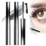 2 Pcs Facelove Iron Eye Mascara, IronEye Eisenlocke Mascara, Facelove Iron Wand Mascara, Facelove Mascara, Facelove Iron Lash Mascara, 3D Curling Eyelash Iron Mascara Waterproof (Black-2Pcs)
