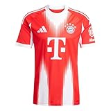 adidas FC Bayern München Home Trikot Jersey (DE/NL/SE/PL, Alphanumerisch, L, Regular, Regular, red)