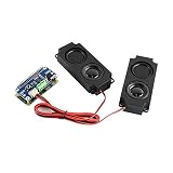 AMIUHOUN WM8960 Audio Erweiterungsplatine Soundkartenmodul HAT + Lautsprecher Kit für RPI 0 RPI0 2W WH 3B