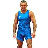 Extreme Hobby Wrestling-Trikot für Männer WRESTLING, Kompressionstrikot REH-TECHRESPONSE One-Piece Sleeveles Bodysuit Ringer-Trikot H