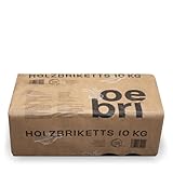 PALIGO Holzbriketts Ruf Premium Weichholzbriketts Kaminbriketts Ofenbriketts Brennholz Kaminholz Brikett Kamin Ofen Gluthalter 10kg x 3 Gebinde 30kg / 1 Karton Oeb
