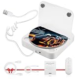Auto CD Player Laufwerk mit USB-Anschluss - Extern Universal CD Player für Auto PKW LKW, Extra USB-Verlängerungskabel, Externes CD Laufwerk für Laptop, PC, Fernseher, kompatib