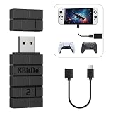 8BitDo USB Wireless Adapter 2, Bluetooth Adapter für Switch/2, Windows 10, PS Classic, Android, Raspberry Pi, Retrofreak System, Kompatibel mit Xbox Series, JoyCon, Switch Pro, PS5/4/3 C