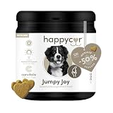 happycor® Jumpy Joy Snacks für Hunde – Funktionssnack für Gelenke & Mobilität – Weiche Hunde Leckerli mit Vitamin C & Kupfer – Gebacken, nur 12% Feuchtigkeit – ca. 120 STK. – für kleine & große H