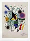 1art1 Joan Miró Poster Singender Fisch Kunstdruck Bild 80x60