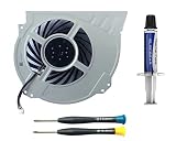 ElecGear Interner Kühler Lüfter für PS4 Pro CUH-7xxx – CPU-Kühlungslüfter Cooling Fan, Wärmeleitpaste und TR8 PH0 Schraubendreher-Set für Playstation 4