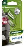 Philips W5W 12V 5W W21x95d LongLife EcoVision Blister 2