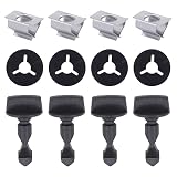 Stoßstangenabdeckung Halter Clip Schrauben Stoßfänger Bolzen mit Unterlegscheibe Befestigungsclip für A3 8P A1 Q5 Q7 TT Golf 4 7 Golf 6 5 Transporter T6 T5 T4 T3 Tour-an Ti-guan Polo Pa-ssat CC J