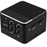 Firewall Micro Appliance,Pocket Box Mini PC 2.5G Fanless Mini PC Core I3 N305, 4X Intel i226-V Firewall 16GB LPDDR5 128GB NVMe,HDMI2.0 Type-C Proxmox OPNsense ESX