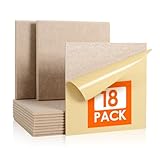 Rdutuok 18 Stück Selbstklebend Akustikplatten,30x30x1 cm Akustik Absorber Akustikpanel Schallschutzplatten für Tonstudio,Büro,Studio,Akustische Behandlung und Wanddekoration,Dunkelk