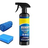 Auto Versiegelung | 500ml Shine Glanzspray Für Auto & Motorrad | Kratzschutz-Wachspolitur Wasserlose Reinigung Ölfilm- & Glasreiniger Lackversiegelung Hochglanz Für Lkw & M