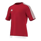 adidas Jungen Trikot Estro 15, Power Red/White, 164, S16149