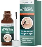 YogaMedic Nagelpilz Behandlung [ohne Feilen]- Patentierter Wirkstoff, belegte Wirkung, Mittel gegen Nagel Pilz- schnell- Nagelpilzmittel für Fingernägel und Fußnägel, Mixtur zur Nagelpflege, 10
